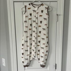 Kyte BABY cow sleep bag walker 1.0tog large
